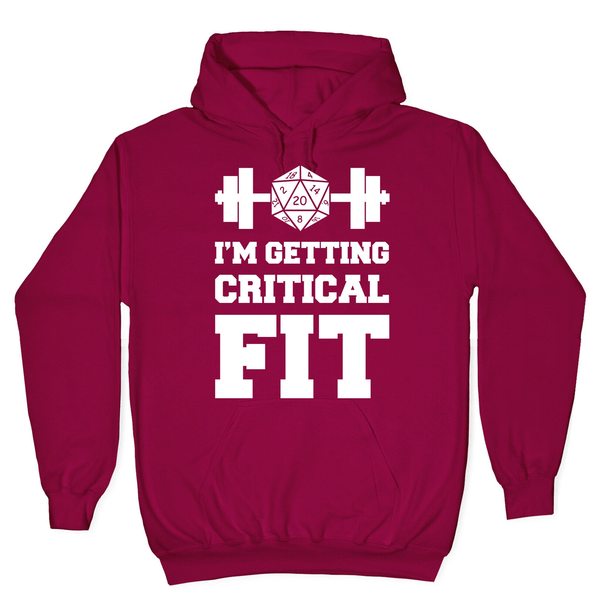 I'm Getting Critical Fit Hoodie